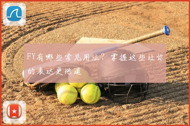 FY有哪些常见用法？掌握这些让你的表达更地道